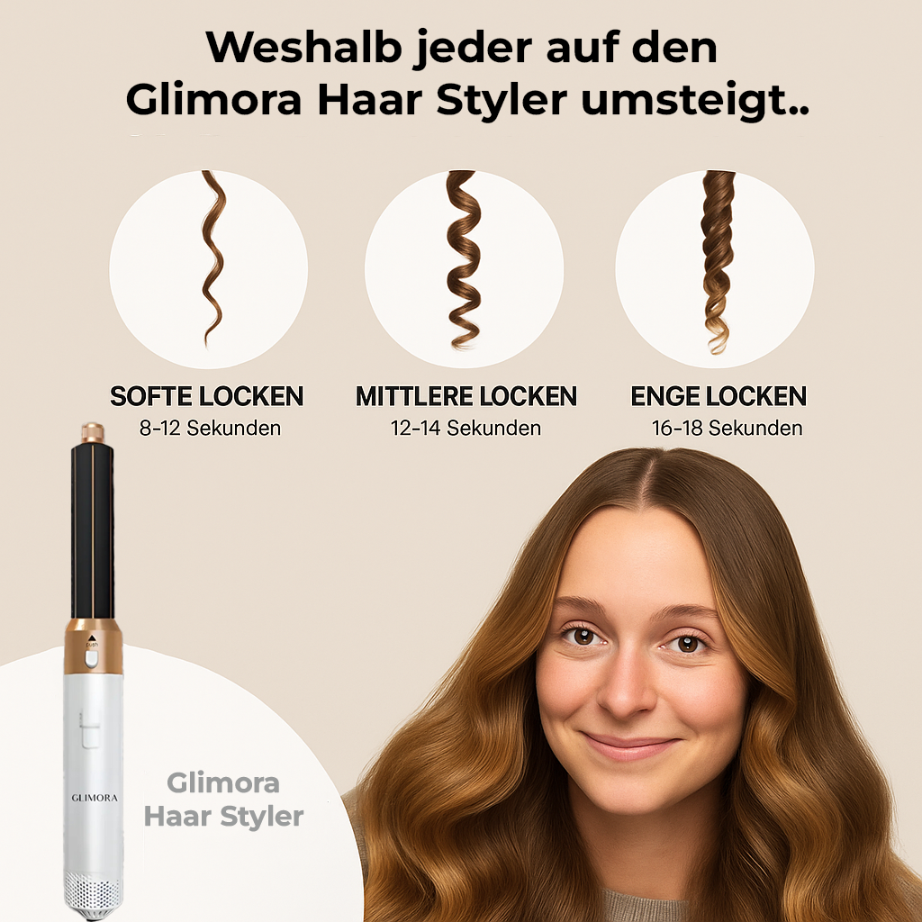 GLIMORA® - 5 in 1 Haar Styler