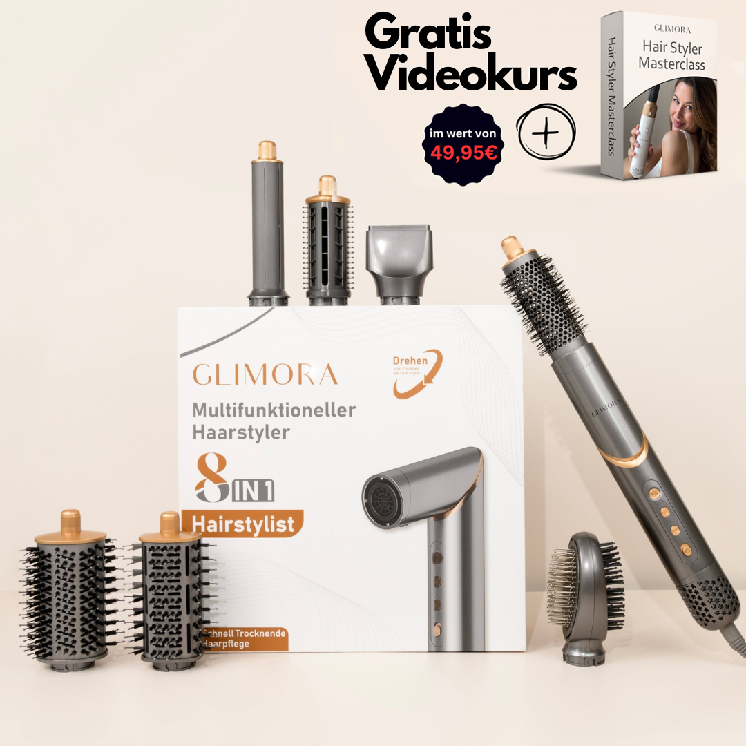 GLIMORA® - 8 in 1 StylePro Haar Styler